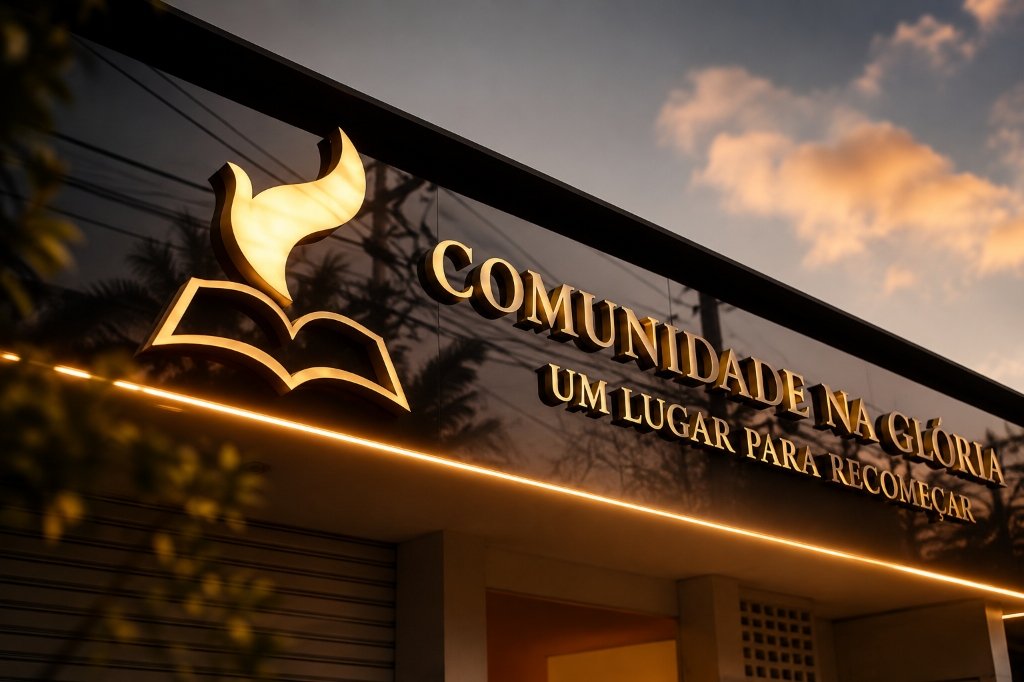 Fachada da Comunidade na Glória